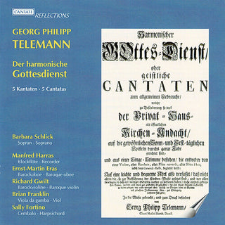 Barbara Schlick- Der harmonische Gottesdienst – 5 cantatas