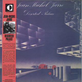 the album cover for Jean Jarre  Michel (Ita) - Deserted Palace (Ita)