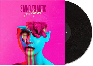 Stand Atlantic- Pink Elephant - Black Glitter Vinyl