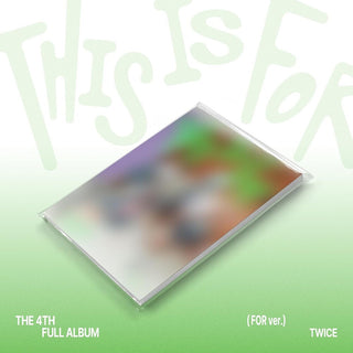 the album cover for TWICE - This Is For [For Ver.] (Post) (Phob) (Phot)