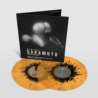 Ryiuchi Sakamoto- Music For Film - Transparent Amber with Black Splatter Vinyl