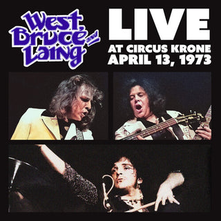 West- Live at Circus Krone, Frankfurt, Germany - April 13, 1973 - Clear Frosted Glass (Vinyl)