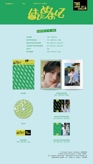 the album cover for TWS - Nice to see you again [Limited Edition B]