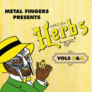 MF Doom- Metal Fingers Presents: Special Herbs Vol. 3 & 4 - Yellow Vinyl