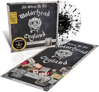 Motorhead- No Sleep At All  (Clear w/ Black & White Splatter Vinyl)