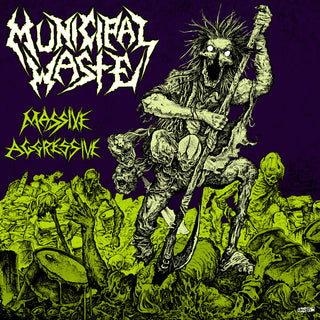 the album cover for Municipal Waste - Massive Aggressive [RSD Black Friday 2025]