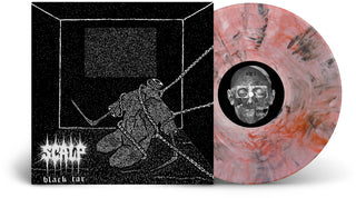 the album cover for SCALP - Black Tar [Clear w/ Red & Black Marble LP]