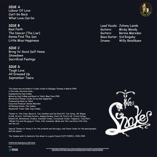 The Snakes- Once Bitten... - Limited Splatter Green Vinyl