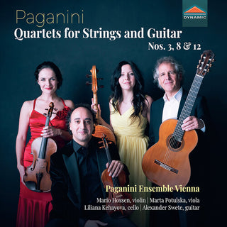 Paganini Ensemble Vienna- Nicolo Paganini: Quartets for Strings and Guitar Nos. 3, Op. 4, 8 & 12 (CD)