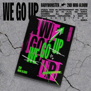 BABYMONSTER- We Go Up - Up Version - incl. 72pg Photobook, Folded Poster, 6 Selfie Photocards, Postcard + 2 Logo Stickers