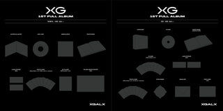 the album cover for XG - Tbd Title/1st Full Album (W/Book) (Gate) (Post)