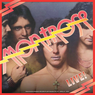 the album cover for Montrose - Montrose Live: KSAN Radio Session 1973 Featuring Sammy Hagar [RSD Black Friday 2025]