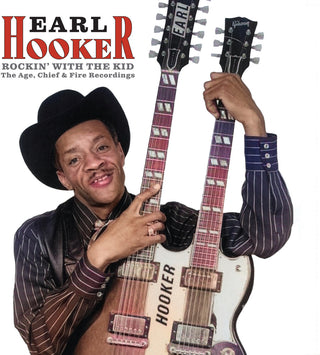 the album cover for Earl Hooker - Rockin' With The Kid: The Age Chief & Fire [Colored Vinyl]