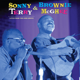 the album cover for Sonny Terry & Brownie Mcghee - Live From The Ash Grove (Bonus Tracks) - Colored Vinyl [RSD Black Friday 2025]