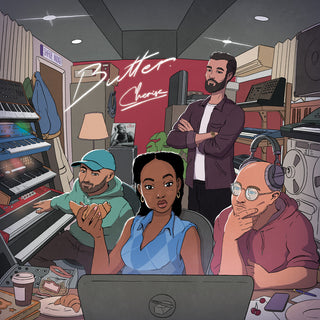 the album cover for Cherise - Butter - Purple [Colored Vinyl] (Purp)