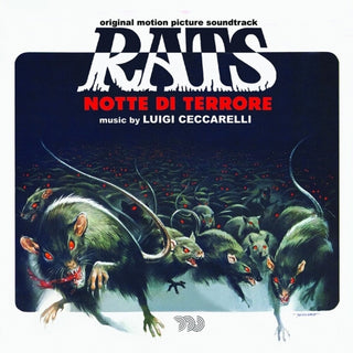 the album cover for Luigi Ceccarelli  (Colv) (Wht) (Ita) - Rats Notte Di Terrore - O.S.T. [Colored Vinyl] (Wht) (Ita)