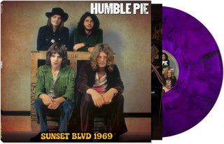 the album cover for Humble Pie - Sunset Blvd 1969 [Purple Marble LP]