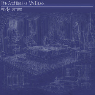 the album cover for Andy James - Architect Of My Blues