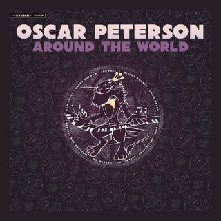 the album cover for Oscar Peterson - Around The World