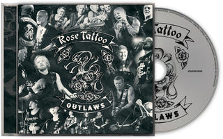 the album cover for Rose Tattoo - Outlaws
