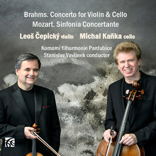 the album cover for Leos Cepicky - Brahms: Con For Vn & Vc Op 102 In A Minor & Mozart