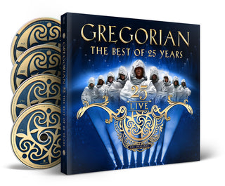 the album cover for Gregorian - 25 Live: The Best Of 25 Years (Wbr) (Uk)