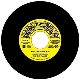 the album cover for Ska Flames - Ain't That Lovin' You / On A Slow Boat To China