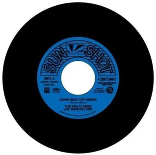 the album cover for Ska Flames - Down Beat Off Minor / Last Borelo