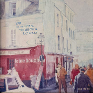 the album cover for Josh Kaufman - What Do The People In Your Head Say To Each Other