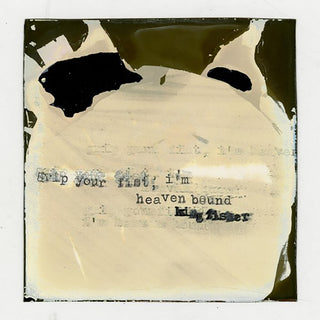 the album cover for Racing Mount Pleasant - Grip Your Fist, I'm Heaven Bound - White