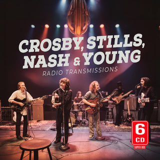 the album cover for Crosby Stills Nash & Young - Radio Transmissions (Box)