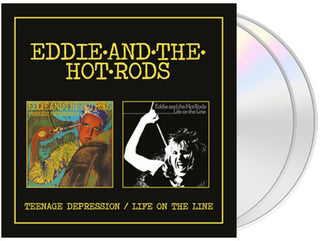the album cover for Eddie & The Hotrods - Teenage Depression / Life On The Line - Expanded