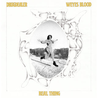 the album cover for Drugdealer / Weyes Blood - Real Thing B/W The News