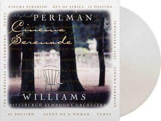 the album cover for Itzhak Perlman  / Williams,John (Colv) (Ltd) (Ogv) - Cinema Serenade [Colored Vinyl] [Limited Edition] [180 Gram] (Wht) (Hol)