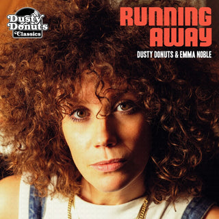 the album cover for Dusty Donuts / Emma Noble - Running Away