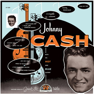 the album cover for Johnny Cash - With His Hot & Blue Guitar [180 Gram]