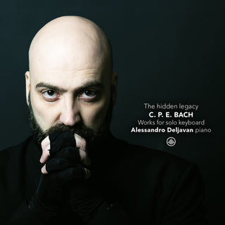 the album cover for Alessandro Deljavan - Hidden Legacy - Works For Solo Keyboard
