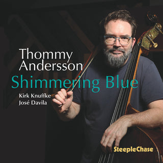 the album cover for Thommy Andersson - Shimmering Blue