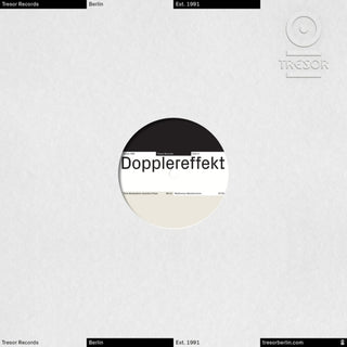 the album cover for Dopplereffekt - Metasymmetry