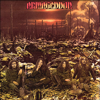 the album cover for Armageddon - Armageddon [Colored Vinyl] (Gate) [Limited Edition] [180 Gram] (Red) (Aniv)