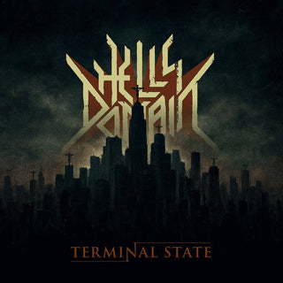 the album cover for Hell's Domain - Terminal State
