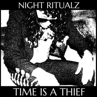 the album cover for Night Ritualz - Time Is A Thief