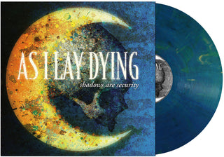the album cover for As I Lay Dying - Shadows Are Security (Blue) [Colored Vinyl] (Gol)