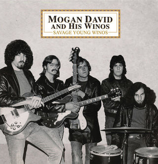 the album cover for David, Morgan & His Winos - Savage Young Winos