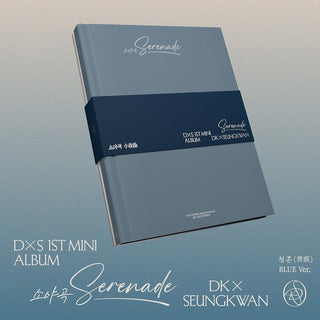the album cover for DxS (SEVENTEEN) - DxS 1st Mini Album ‘Serenade’ [BLUE Ver.]