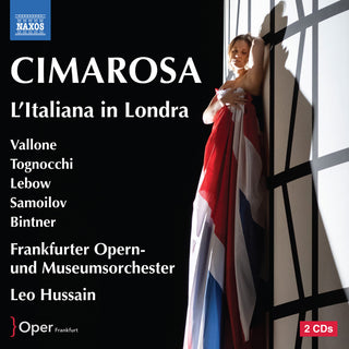 the album cover for Angela Vallone - Cimarosa: L'italiana In Londra