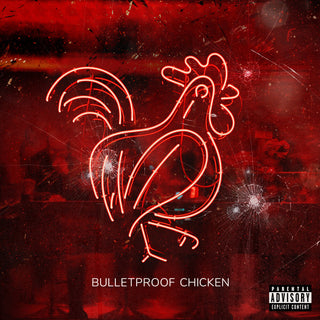 the album cover for Crimeapple / V Don - Bulletproof Chicken