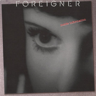 the album cover for Foreigner - Inside Information [Clear Vinyl] (Gate) [Limited Edition] (Red)