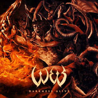 the album cover for W.E.B. - Darkness Alive