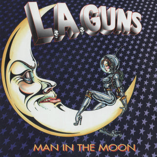 the album cover for La Guns - Man In The Moon [Colored Vinyl] (Aniv)